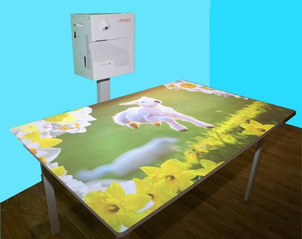 omiVista interactief projectiesysteem - vloer, muur, tafel