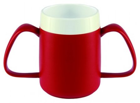 Conische ergobeker - Rood