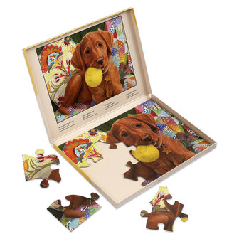 Puzzel Spelende Puppy