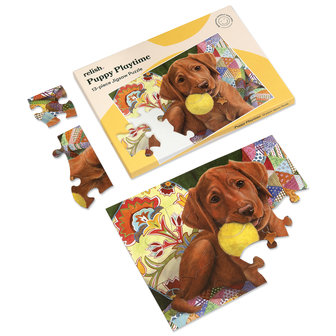 Puzzel Spelende Puppy