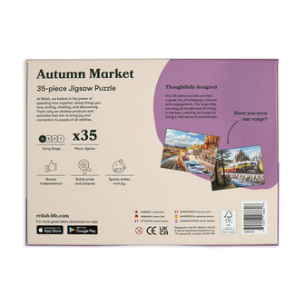 Puzzel Herfstmarkt