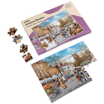 Puzzel Herfstmarkt