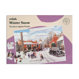 Puzzel Wintersneeuw