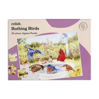 Puzzel Badende Vogels