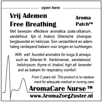 Aromapatch&reg; Vrij Ademen