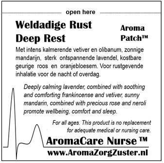 Aromapatch Weldadige rust