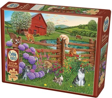 Puzzel - 275 XXL stukjes - Boerderijkatten
