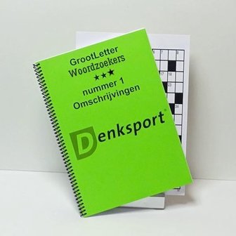 Grootletter woordzoeker - XL 3 sterren | Puzzelboek