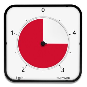 Time Timer Max - Telt tot 24 uur af.