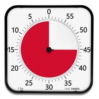 Time Timer Max - Telt tot 24 uur af.