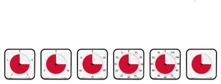 Time Timer Max - Telt tot 24 uur af.