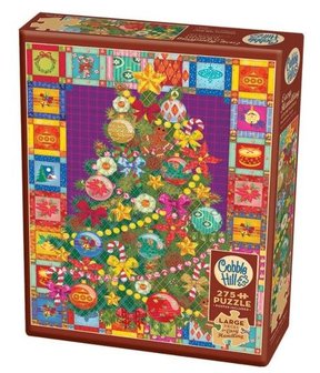 Puzzel - 275 XL stukjes - Kerstboom Quilt