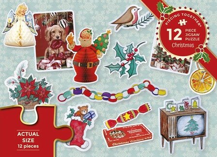 Puzzel - 12 XXL stukjes - Kerst