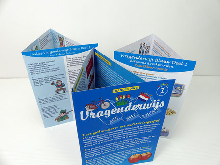 Vragenderwijs geheugenspel | Blauw deel 1 - Visueel