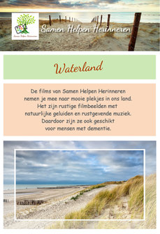 USB - Waterland. Rustige film van 34 minuten.