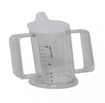 Handy Cup - Transparant met maatvoering