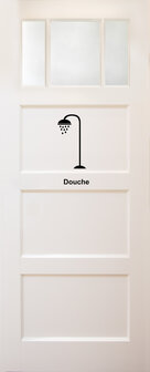 Deursticker - badkamer, douche 002 of wc