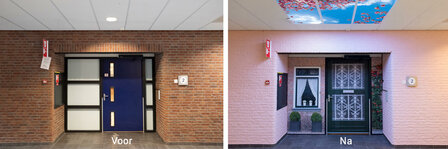 Advies en implementatie van een &ldquo;eigen huis&rdquo; en &ldquo;eigen straat&rdquo; voor bewoners met dementie.
