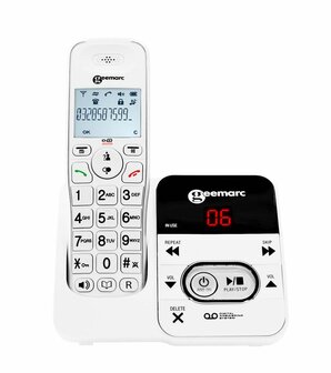 Seniorentelefoon - Geemarc - AmpliDect 295 Combi-Photo - Draadloze telefoon met extra handset