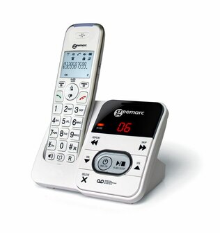 Seniorentelefoon - Geemarc - AmpliDect 295 Combi-Photo - Draadloze telefoon met extra handset