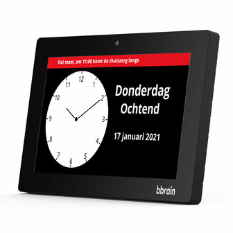 Kalenderklok dementie - voorkant