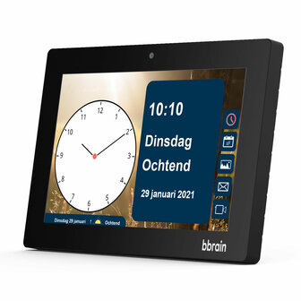 Kalenderklok dementie - met lijst