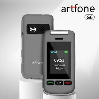 Seniorentelefoon - Artfone G6 - met camera - 4G