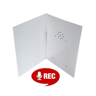 Pratende wenskaart (blanco) met envelop