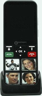 Seniorentelefoon - CL8000 - 4G - 4 FOTO-toetsen - GPS