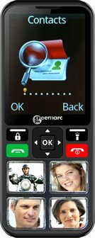 Seniorentelefoon - CL8000 - 4G - 4 FOTO-toetsen - GPS