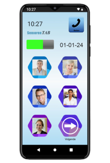 startscherm: Seniorentelefoon - Easy Smartphone M - Eenvoudig en veilig