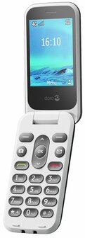 Seniorentelefoon opengeklapt