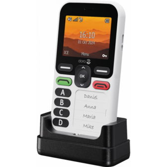 Senioren telefoon met GPS noodknop &ndash; Doro Leva X10 - voorkant