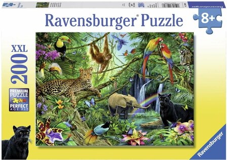 puzzel dieren jungle