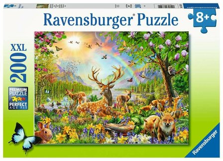 Senioren puzzel dieren herten familie 