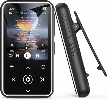 MP3 speler - Agptek - Bluetooth - 64GB Zwart