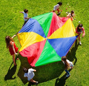 8 persoons grote speelparachute 360 cm