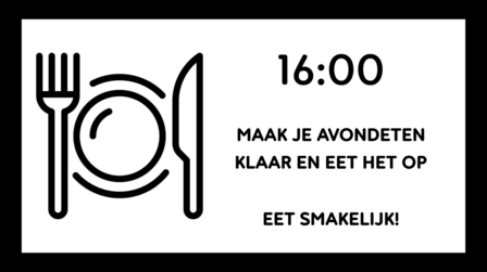 BBrain analoge wifi Dementieklok wit alarm