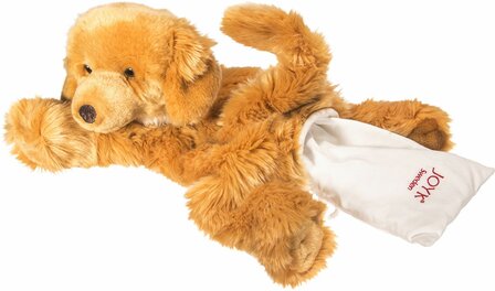 oyk Brando therapiehond met handpopfunctie en zachte vacht, geschikt voor interactie
