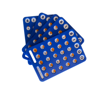 verzicht van een set Bingo schuifkaarten voor ouderen en mensen met dementie
