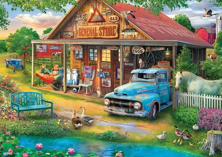 Puzzel - 48 XXL Stukjes - Landwinkel dementievriendelijke legpuzzel 