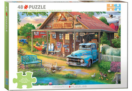 Puzzel - 48 XXL Stukjes - Landwinkel dementievriendelijke legpuzzel 