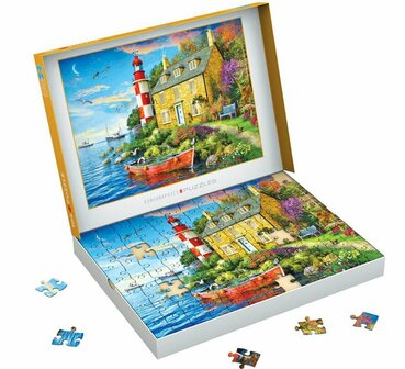 Puzzel - 104 XXL Stukjes - Vuurtoren Cottage