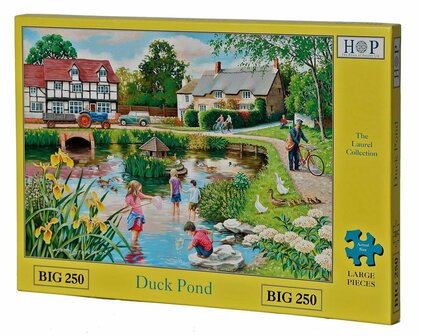 Puzzel - 250 XL stukjes - Eendenvijver Dementievriendelijk