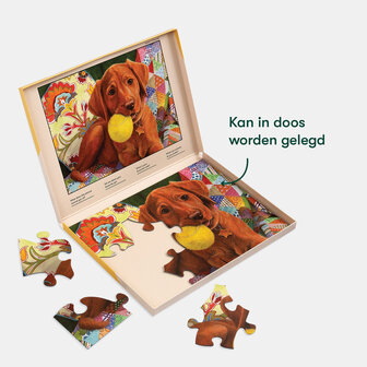 Puzzel Spelende Puppy