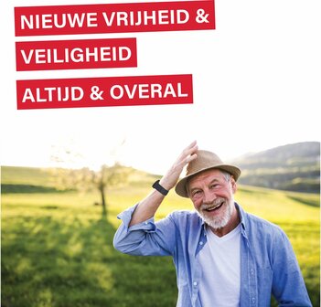 JAMES R9 Senioren Alarmhorloge  voor vrijheid