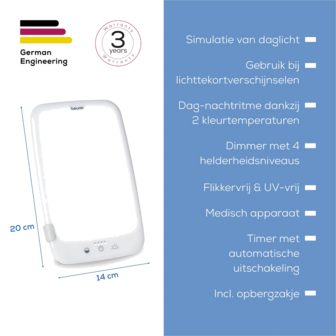 Daglichtlamp lichttherapie TL35