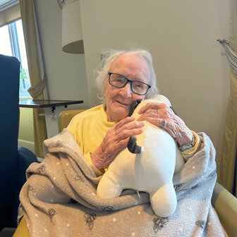 Knuffeldieren - Berty de Ademende Knuffelhond