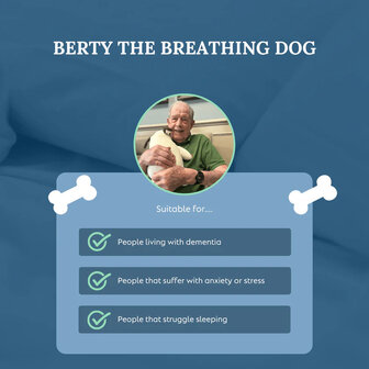 Knuffeldieren - Berty de Ademende Knuffelhond