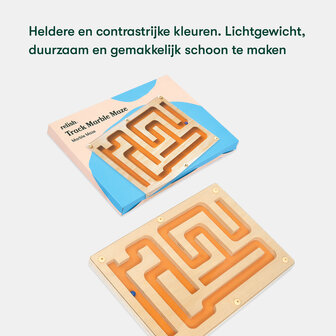 Knikkerdoolhof - geel